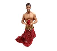 December Diamonds 55-55495 July Ruby Merman Ornament 4.5 Inches