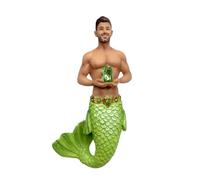 December Diamonds 55-55496 August Peridot Merman Ornament 4.5 Inches