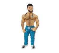 December Diamonds Dr. Hipster Bear Figurine Ornament 55-55352, 6.5 Inch Standing Male Figure with Stethoscope, Casual Medical Style Outfit, Decorative Collectible