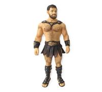 December Diamonds Gladiator Bear Figurine Ornament 55-55351, 6.5 Inch Standing Male Figure in Gladiator Outfit with Strappy Sandals, Decorative Collectible