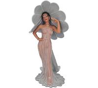 December Diamonds Miss Trans Parent Queen Drag Queen Figurine - Empowering Collectible Decor for Home and Office