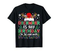 December is My Birthday Christmas Funny Bday Xmas Boys Girls T-Shirt