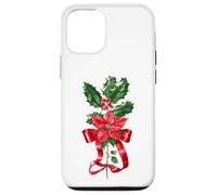 December Poinsettia Holly Birth Month Bloom Case for iPhone 12/12 Pro