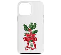 December Poinsettia Holly Birth Month Bloom Case for iPhone 13 Pro Max