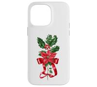 December Poinsettia Holly Birth Month Bloom Case for iPhone 14 Pro Max