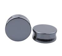Decentraland 2 PCS Gauge Opal Ear Plugs Piercing Jewelry Set Double Flare Saddle Stretching Gages Tunnels Expander 5mm