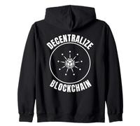 Decentralize Blockchain Crypto Network Tech Zip Hoodie