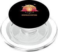 Decentralize everything blockchain freedom security bitcoin PopSockets PopGrip for MagSafe