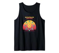 Decentralize everything blockchain freedom security bitcoin Tank Top