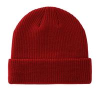 Decentron Classic Men's Warm Winter Hats Thick Knit Cuff Beanie Cap Daily Beanie Hat (Wine Red)(Size: M)