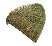 Decentron Classic Men's Warm Winter Hats Thick Knit Long Cuff Beanie Cap with Lining (Army Green)