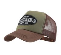 Decentron Mens Vintage Mesh Trucker Hat Outdoor Adjustable Baseball Cap Clean Up Snapback Cap (Kiwi Color)