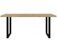 Deception Oak Effect 6 Seater Dining Table