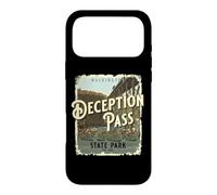 Deception Pass State Park Oak Harbor Washington Vintage Case for iPhone 17 Pro Max