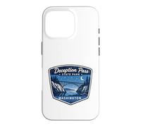 Deception Pass State Park Washington Outdoor Nature Travel Case for iPhone 16 Pro