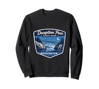 Deception Pass State Park Washington Outdoor Nature Travel Sweatshirt
