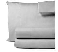 Decfair 100% Egyptian Cotton California King Sheets Set 1000 Thread Count Luxury Hotel Soft and Smooth Light Grey Cal King Sheet Set Sateen Weave Extra Long Staple Cotton 16" Deep Pocket - 4 Piece