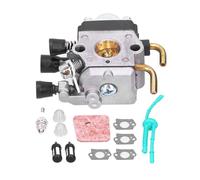 Dechoga Carburetor Kit for Stihl Hl45 Hs45 Km 55 Fc55 Fs45 Fs46 Fs46c Fs55 Fs55r Fs45c, Tractor Mower Carburetor with Gasket, Fuel Filter, Air Filter, Primer Bulb and Green Fuel Line