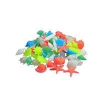 DECHOUS 1 Bag Decorative Resin Stones Fish Tank Ornament Assorted Colour Beautiful Decoration Sturdy Aquarium Accessories to Decorate Your Fish Tank Random Color