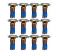 DECHOUS 1 Box 12pcs Brake Fixing Screws Sturdy Screws Titanium Steel Corrosion-resistance Rustproof for E-bikes and Road Cycling Brake Rotor