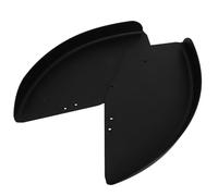 DECHOUS 1 Pair Black Abs Plastic Wheelchair Side Guard Wind-Proof Board with Quick Installation and Universal Compatibility, Safety Cover for Wheelchairs