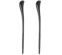 DECHOUS 1 Pair of Dulcimer Mallets Wooden Portable Black Dulcimer Hitting Tools Practical Instrument Accessories for Amateurs and Professionals