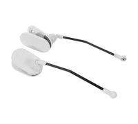 DECHOUS 1 Pair Piano Sheet Music Clip Piano Music Book Clip Portable Design Stable Grip Elegant Appearance Sophisticated White Finish for Teaching Sessions and Concerts