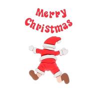 DECHOUS 1 Set Christmas Themed Cake Toppers Soft Santa Sleigh Decor for Xmas Party Desserts Cake Decoration for Baking Accessories and Creative Celebrations