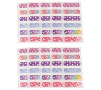DECHOUS 10 Sheets Cartoon Adhesive Wound Bandages with Breathable Pe Material and Hemostatic Function, Disposable Small Bandages Suitable for First Aid Wound Care and Scar Healing