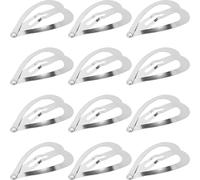 DECHOUS 100 Pcs Silver Heart Hair Clips and Mothers, Carbon Steel Material with Delicate Styles, for Dinners and Anniversary Celebrations, Sufficient Quantity for Styling