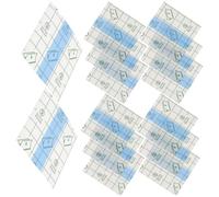 DECHOUS 100pcs Disposable Self-adhesive Makeup Mixing Palettes for Women Transparent PU Film Cosmetic Palettes for Liquid Foundation Lipstick Eyeshadow Blush Blending