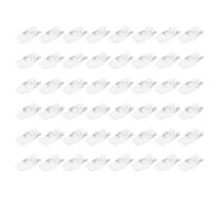 DECHOUS 100pcs False Nails Practice Nails Plastic Lightweight High Simulation White Tips for Beginners and Art Salon Artists