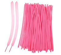 DECHOUS 100pcs Pink Long Twisting Balloons DIY Creative Animal Modeling Latex Balloons for Festival Party Decorations and Event Layout