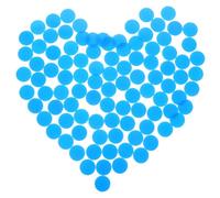 DECHOUS 100pcs Plastic Chips Bingo Game Chips Counting for Bingo Games Party Small round Shape Double-sided Design