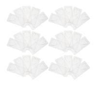 DECHOUS 100pcs Plastic Wax Melt Clamshell Containers Heart-Shaped Wax Melt Molds for Candle Making Aromatherapy Supplies