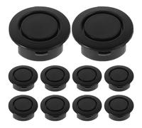 DECHOUS 10Pcs Car Bumper Hole Plugs Auto Reversing Radar Cover Truck Bumper Hole Plugs for Car Accessories, Black, Suitable for 25mm-26mm
