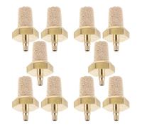 DECHOUS 10pcs Copper Filter Adapter Replacement Parts for Fog Machine Fogger with Smoke Filtration and Reduced Clogging Function, Golden Pure Copper Material for Stage Performances