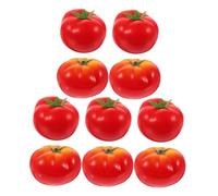 DECHOUS 10pcs Lifelike Artificial Tomatoes High Simulation Foam Vegetable Models for Photography Props Home Decoration and Vivid Color and Realistic Design