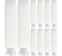 DECHOUS 10pcs Refillable Lotion Bottles for Travel and Make up Use, Lightweight Pe and Pp Plastic Tubes with Flip Cap, 50g Empty Cosmetic Containers for Convenient Long Trips