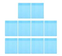 DECHOUS 10pcs Sky-blue Parrot Cage Chassis Pad Paper Water-absorbing Disposable Bird Cage Liner for Budgie and Birds with Bottom Thick Non-woven Fabric for All-day Freshness