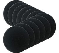 DECHOUS 12pcs Black Sponge Aquarium Filter Pads High Absorption Efficiency and Filtering Effect for Garbage Cans and Fish Tank Use in Toilets and Small Areas