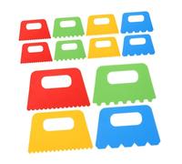 DECHOUS 12pcs Boys and Girls Sand Painting Brush Plastic Paint Brush DIY Painting Tools Creative Scraping Tool for Early Childhood Education