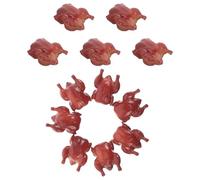 DECHOUS 12pcs Faux Roast Chicken Model Set - Simulated Meat Food Prop for Thanksgiving Display, Kitchen Fake Food Ornament, Artificial Chicken Scene Decoration for Photography and Table