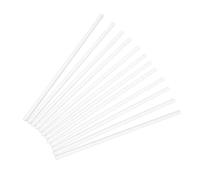 DECHOUS 12pcs Glass Stirring Rod 20cm Solid Glass Buret Mixer Laboratory Tool for Experimental Supplies and Laboratory Use to Promote Mutual Dissolution and Accelerate Dissolution