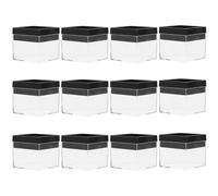 DECHOUS 12pcs Mineral Specimen Storage Case Specimen Showcase Box Ps Hard Material Sturdy Structure Convenient Storage for Displaying Specimens in Daily Life