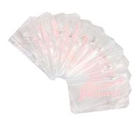 DECHOUS 12pcs PVC Binder Money Bags with 6-Hole Design, Large Storage Capacity, Multi-Functional Budget Envelopes for Cash Organising, Suitable for Office and School Use