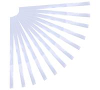 DECHOUS 12pcs Silver Reflective Tape Strips for Tachometers and Speedometers Optical Tachometer Compatible Enhanced Visibility Instrumentation Stickers for Accurate Rotation Detection