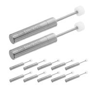 DECHOUS 12Pcs Soft-Close Hydraulic Trash Can Dampers Quiet-Close Gas Piston Lid Closers Replacement for Kitchen and Office Garbage Bin Accessories