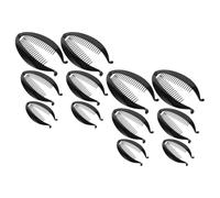 DECHOUS 12pcs Vintage Banana Hair Clip for Women Decorative Claw Hair Clips Includes Ponytail for Thick Long Styling