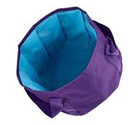 DECHOUS 15l Large Storage Bucket Foldable Creative Foot Massage Basin for Home and Outdoor Family Use, Made of Sturdy Oxford Cloth and Peva, Easy to Store and Not Easy to Break